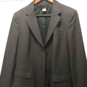 J Crew.  Women’s suit jacket. Gray.  Size 12